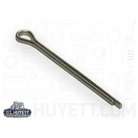 Huyett Cotter Pin, Zinc Plated Carbon Steel, 0.062 in Dia x 1.000 in Effective Length CP-062-1000