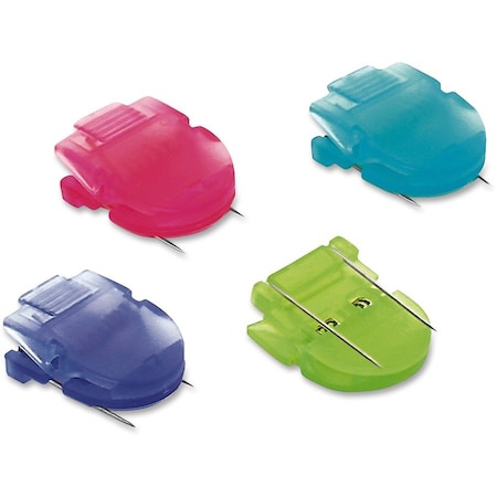Advantus Panel Wall Clips, 40 Sheet Capacity, Bright Colors, 20/Pack 75307