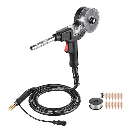 Vevor 135Amp Spool Gun with 10FT Cable Replacement for Spoolmate 100 Welding Gun XLSPML100