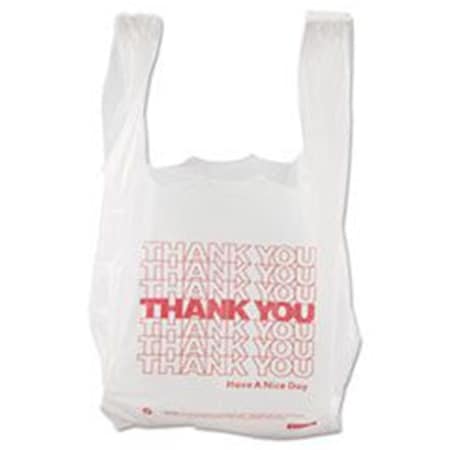 Brown Paper Goods BPC 2 M Thank You HighDensity Shopping Bags, White 8416THYOU