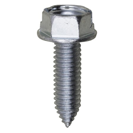 Auveco Slotted Hex Washer Head Zinc M6-1.0 x 20mm, 50PK 16826