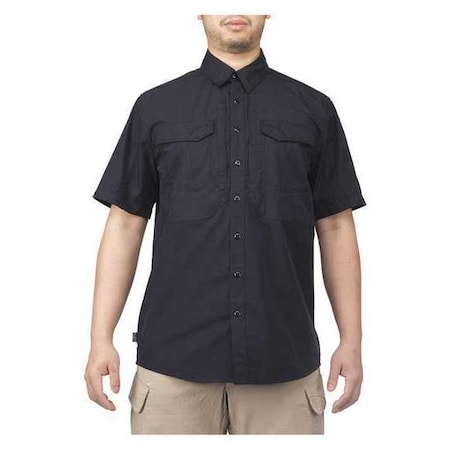 5.11 Stryke Shirt S/S Dark Navy L, 38% Cotton, 62% Polyester, Button, 4 Pocket(s), Navy, L 71354ABR-724-L