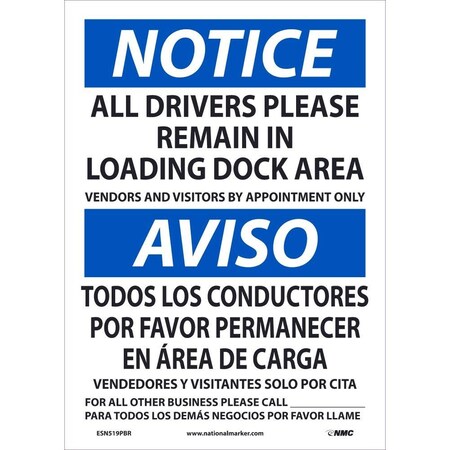 Nmc Notice Drivers Remain Bilingual, ESN519PBR ESN519PBR