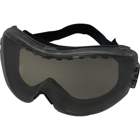 Ironwear Anti Fog Safety Chemical Goggles with Detachable Lens and Head Strap, Grey 3930-G