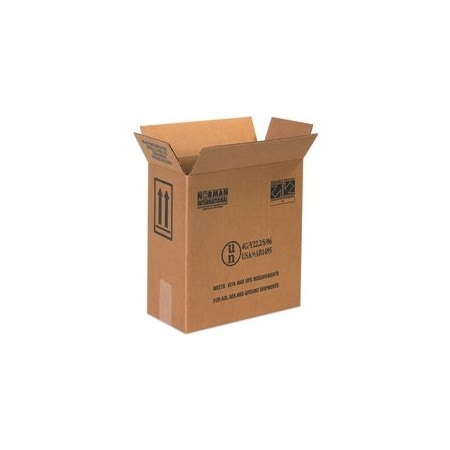 Bubblefast 20-12 x 6 x 12 3/4'' 2 - 1 Gallon Plastic Jug Haz Mat Boxes, 20PK BFHAZ1051