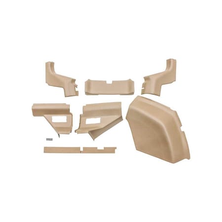 K&M Mfg Lower Cab Kit for John Deere 6000 Series Tractors Mid (S/N 131952-146608) Tan Plastic 4606