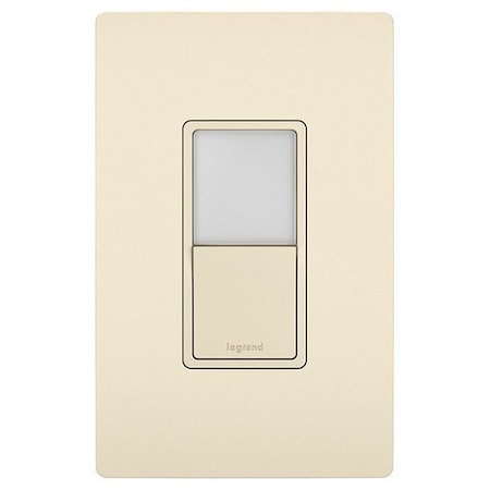 Legrand Wall Switch, Rocker, 15 A, Light Almond NTL873LACC6