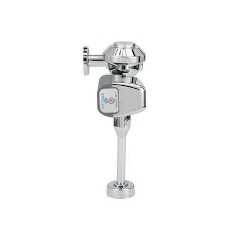 Zurn Automatic Flush Valve, 0.125 gpf gpf, Polished Chrome, 3/4 in, 3/4 in Spud Coupling ZER6003AV-ULF-W2
