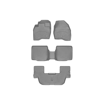 Weathertech Grey, Front and Rear and Rear FloorLiner HP 469811IM-46359-4-3IM