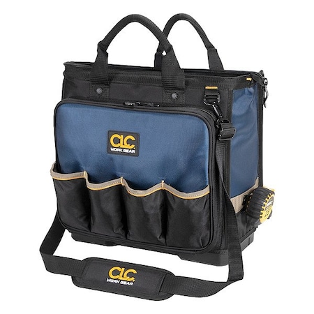 Clc Work Gear Tool Bag, Black, Ballistic Polyester, 54 Pockets PB1543