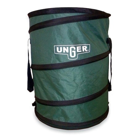Unger 40 gal Collapsible Litter Bags, 23 in x 27 in, Green NB300