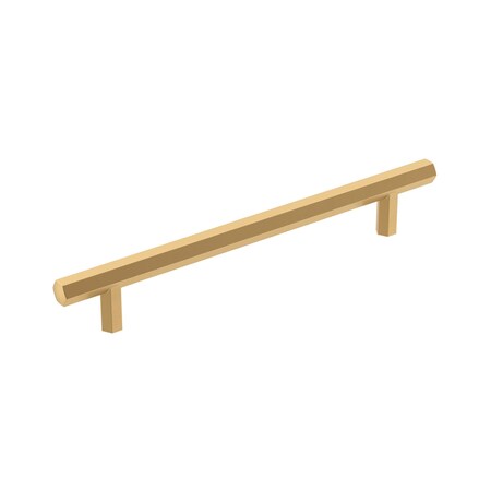 Amerock Caliber 6-5/16 in 160 mm Center-to-Center Champagne Bronze Cabinet Pull BP36875CZ