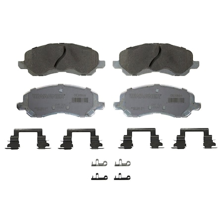 Wagner Brake OEX Front Disc Brake Pad Set Premium Ceramic,  OEX866