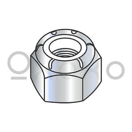 Oxoxo M6-1.0 Din 985 Metric Class 10 Nylon Insert Hex Locknut Zinc, 1500PK 627689