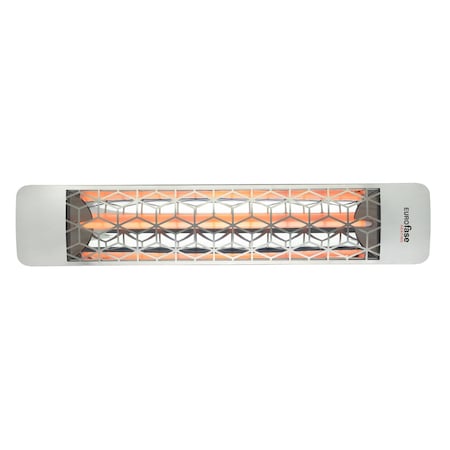 Eurofase 304 SS 39in Single Element 2500W 240V Heater, Stainless Steel, Stella Decor Plate EF25240S6