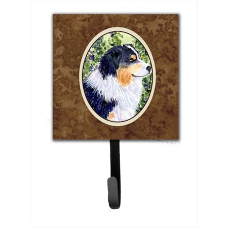 Carolines Treasures 4.25 x 6 in. Australian Shepherd Leash Or Key Hook SS8737SH4