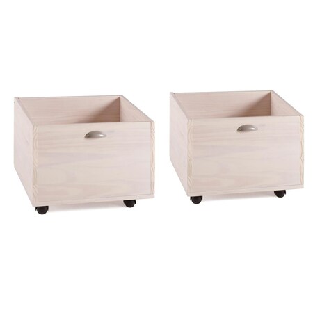 Fixturesfirst PD-3005TLWWDG-C Toy Boxes in Washed White FI2482483