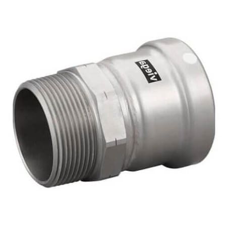 Viega MegaPress adapter P 4 MPT 4 carbon steel zinc-nickel coating 26650