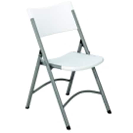 National Public Seating 600 Light-Weight Folding Chair, Gray Frame 676802