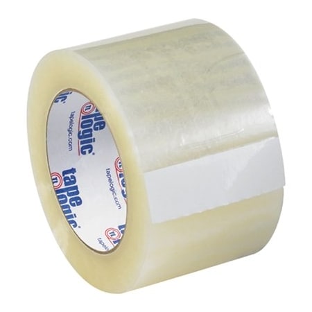 Bubblefast 3'' x 55 yds. 2.6 mil Clear Tape Logic #126 Quiet Carton Sealing Tape, 24PK BFT906126