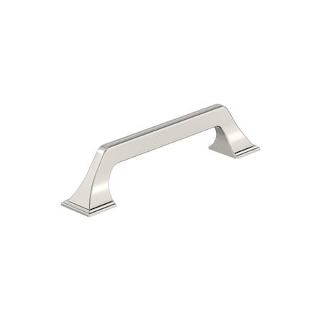 Amerock Exceed 5-1/16 inch 128mm Center-to-Center Polished Nickel Cabinet Pull BP36882PN
