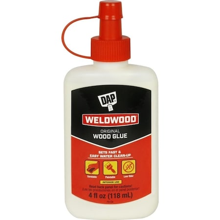 Dap Multi-Purpose Glue, Yellow, 4 fl-oz, Bottle 7079800496