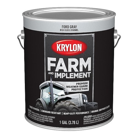 Krylon Acrylic Coating, High Gloss, Ford Gray K01973008