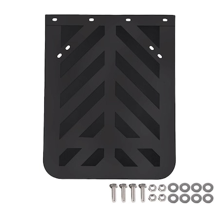 Mytee Products 24inx30in Semi Truck & Trailers Stripped Rubber Mud Flaps Mud Protection MUDFLAP-142430-R01