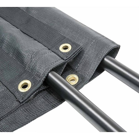 Mytee Products 7ft x 14ft Dump Truck Vinyl Coated Mesh Tarps Cover with 5 Inch 18oz Double Pocket PVCM7-14-DP