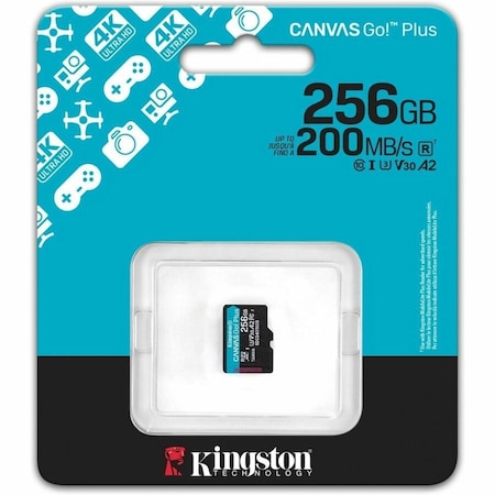 Kingston 256GB microSDXC Canvas Go Plus Gen4 200R SDCG4/256GBSP