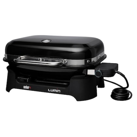 Weber Portable Electric Grill, 1-Burner, Smoker Included: No, Black 92010901