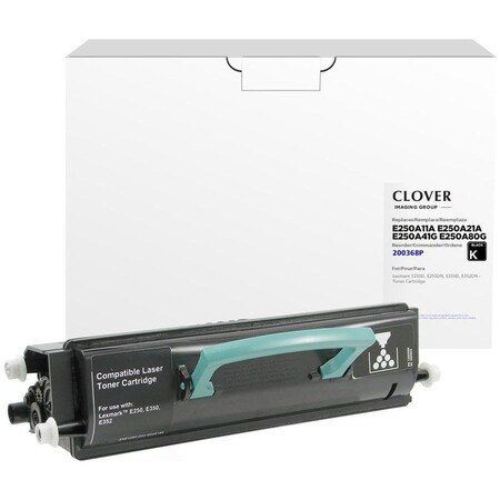 Clover Imaging Group CIG Remanufactured Toner, Alternative for Lexmark E250A11A, E250A21A 200368P