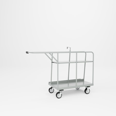 Pucel Large Sheet Lumber & Material Truck, 42 in W x 24 in D x 44 3/4 in H, Gray YZ-100