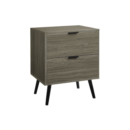 Monarch Specialties Accent Table, Bedroom, Living Room, Nightstand, Side Table, Storage Drawer, Grey, Contemporary I 3608