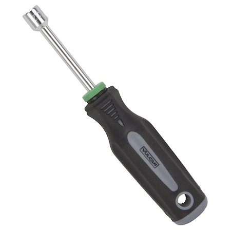 Vulcan Nut Driver, 11/32 in Drive, 7 in OAL, Cushion-Grip Handle, Gray and Black Handle, 3 in L Shank MC-SD34