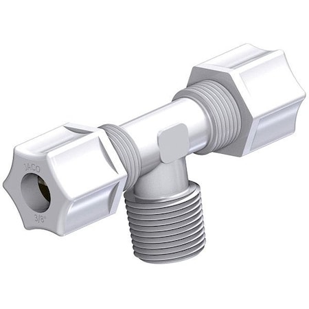 Jaco Male Branch Tee, 2 7/32"L, 220 psi, PK5 60-8-6-P-PG