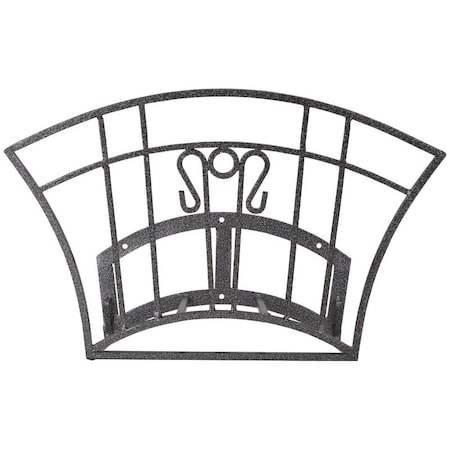Landscapers Select Hose Hanger, 250 ft Capacity, Steel, Hammertone Black, Powder-Coated, Wall Mounting HH003