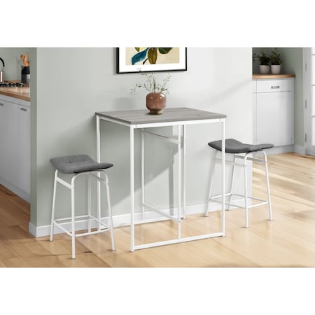 Monarch Specialties Rectangle Counter Height Dining Table, 36.25 in W, 23.5 in L, 31.5 in H I 1241