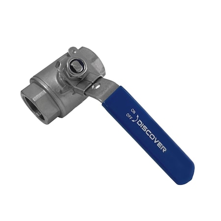 Discover 1-1/4 in. Full-Port Stainless Steel Ball Valve 2000 PSI 101102