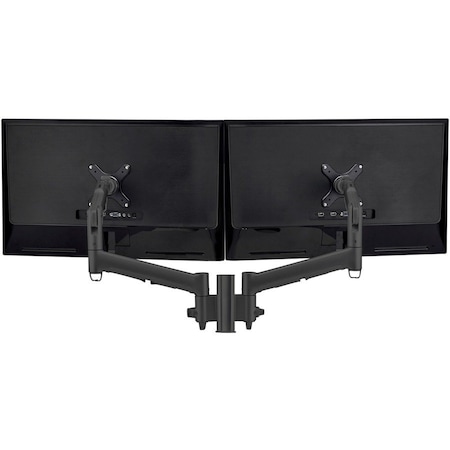 Atdec dynamic display mount for dual monitors, landscape-to-portrait rotation, flat displays to AWMS-2-D13-F-B