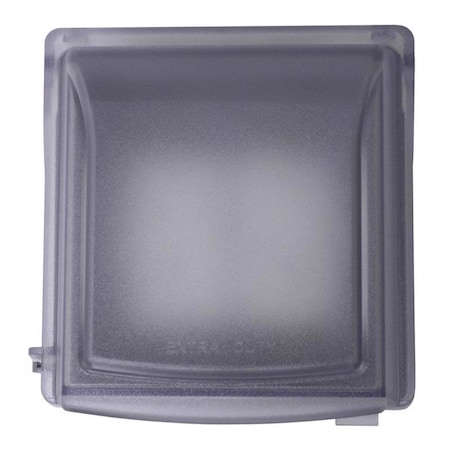 Sigma Engineered Solutions Weatherproof Cover, Switch Box Type, 2 Gang, Non-Metallic, GFCI Duplex Receptacle Cover Type 14426CLM