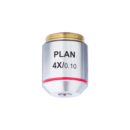 Amscope 4X Infinity Plan Achromatic Microscope Objective PA4X-INF-V300