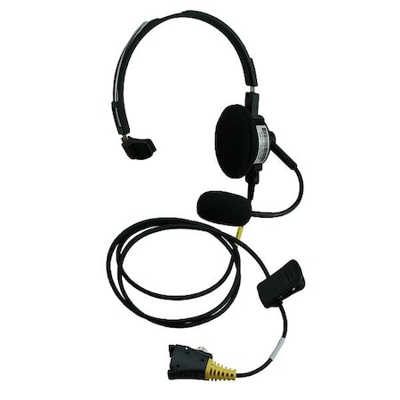 Banshee Single-Ear Headset, 4 ft L, Black IDHS-VOCSC