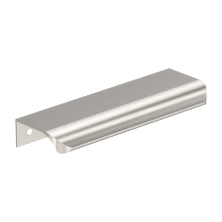 Amerock Streamline Tab 5 inch (127mm) Length Satin Nickel Cabinet Edge Pull, 10PK 10VMP37203G10