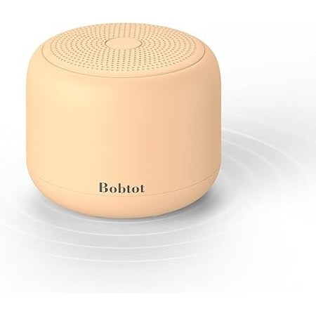 Bobtot Portable Bluetooth Speakers, Orange, Wireless IPX5 Waterproof, 20hr, Rechargeable Battery, 803767