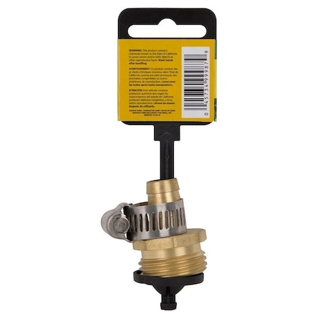 Landscapers Select Hose Coupling, 1/2 in, Male, Brass, Brass GB934M3L