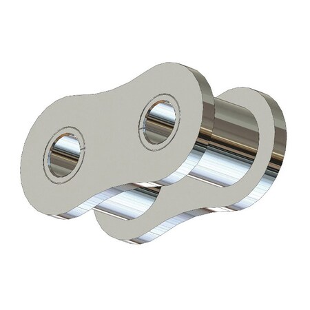 Senqcia Inspire Series SBR 80SSRL Single Strand Riv Link, 80SS chain, 1P, 1.4 OAW, .312 Pin, 304SS S-80SSRL