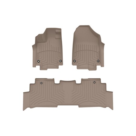 Weathertech Tan, Front and Rear FloorLiner HP 451218-1-2IM
