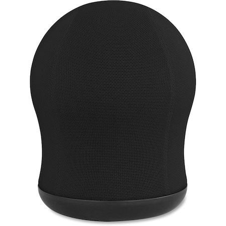 Safco Ball Chair, Black Back, 17-1/2 in W 17-1/2" L 23" H 4760BL