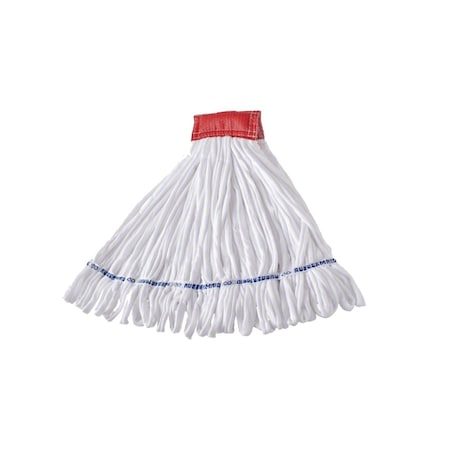 Bsl Small T-Shirt Cloth Cotton Wet Mop Head Looped-End / Tailband Narrow Band - 1 Pack 3490-1